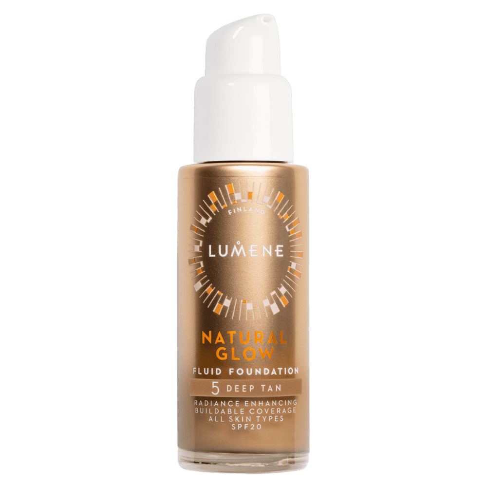 Lumene Natural Glow Fluid Foundation SPF 20 Deep Tan