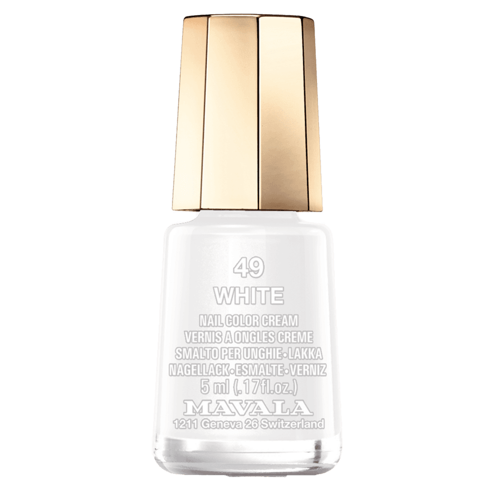 Mavala Nail Polish Mini Color 49 White